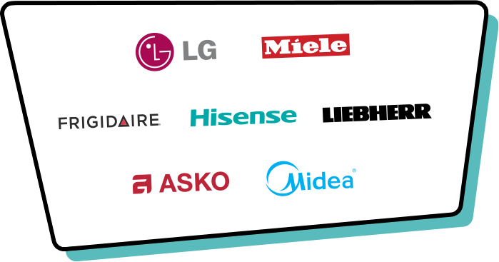 We service all major brands major appliance brands