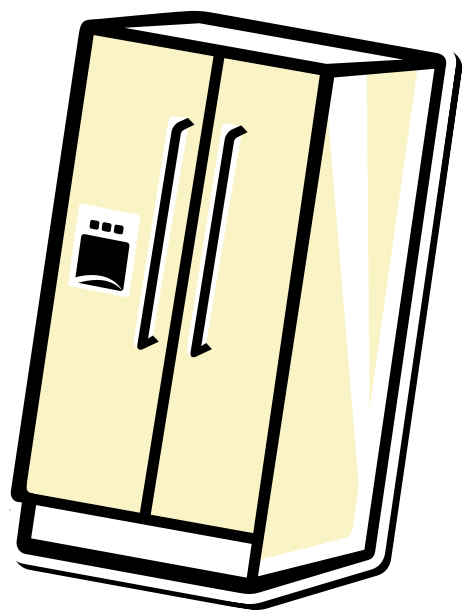 Fast and affordable fridge and freezer repair Fridge graphic